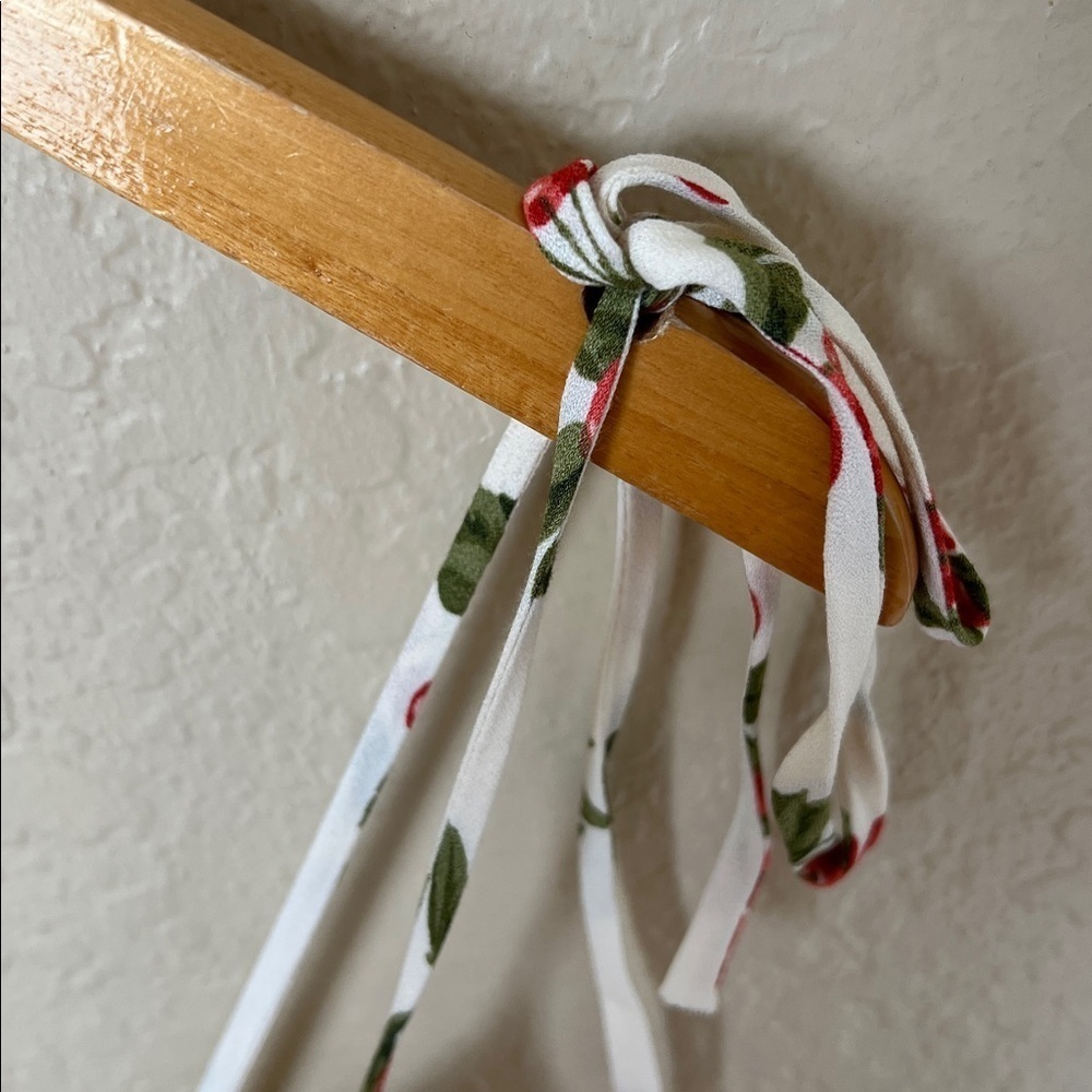 Reformation chandler mini cherry tie strap dress - Picture 8 of 11